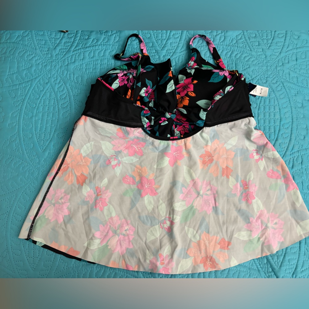 Swimsuit for All Black Tankini Top 18 - Picture 7 of 7